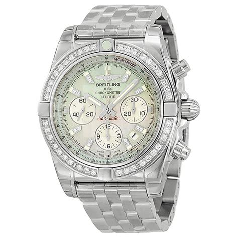 breitling chronograph chronometer|breitling chronomat 44 diamond bezel.